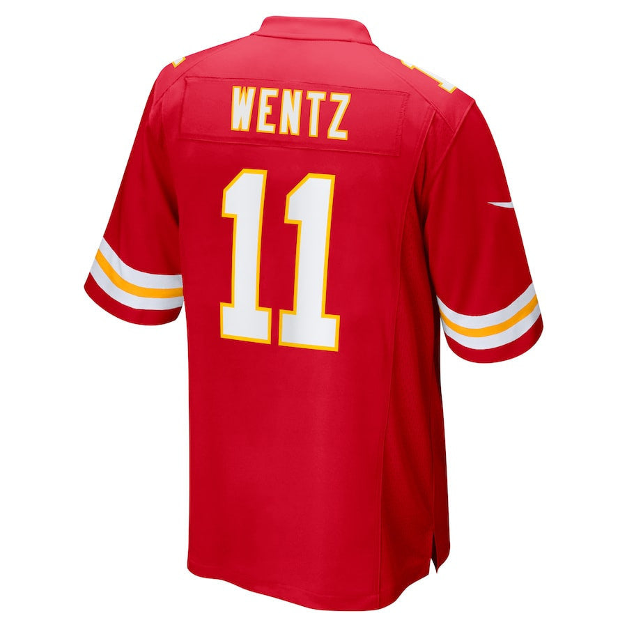 Carson Wentz 11 Kansas City Chiefs Game Men Jersey - Red