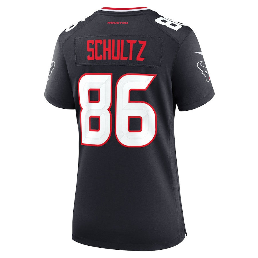 Dalton Schultz 86 Houston Texans Women's Team Game Jersey - Navy