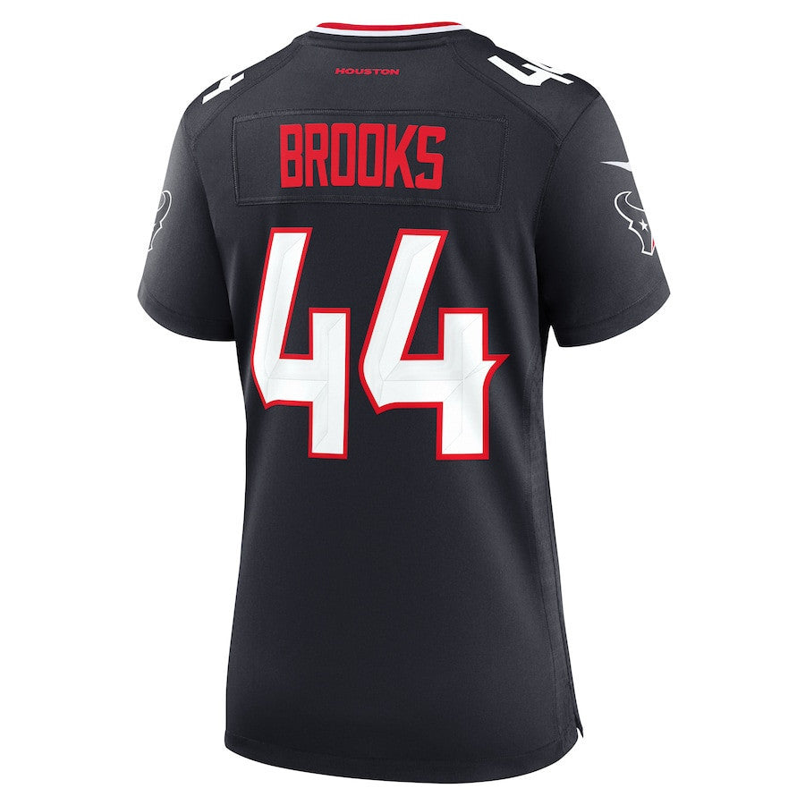 British Brooks 44 Houston Texans Women's Team Game Jersey - Navy