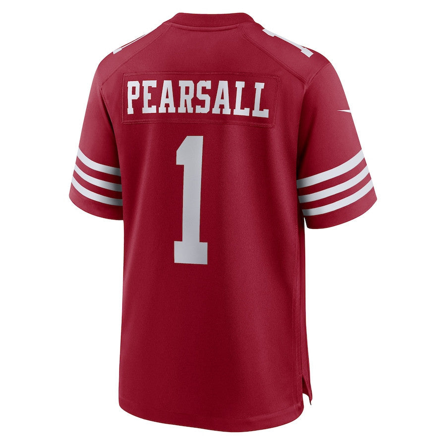 Ricky Pearsall 1 San Francisco 49ers Team Game Men Jersey - Scarlet