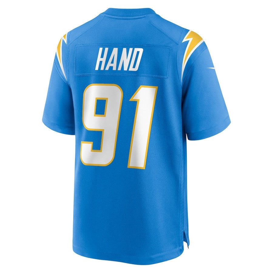 Da'Shawn 91 Hand Los Angeles Chargers Team Game Men Jersey - Powder Blue