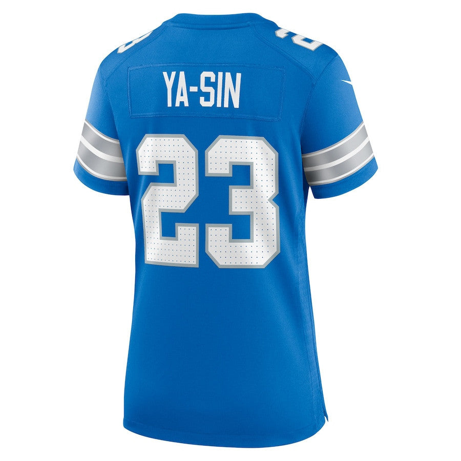 Rock Ya-Sin 23 Detroit Lions Women's Team Game Jersey - Blue