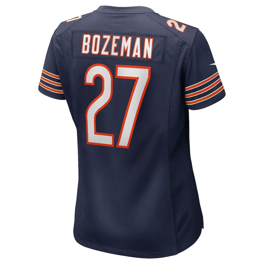 Swayze Bozeman 27 Chicago Bears Women's Team Game Jersey - Navy