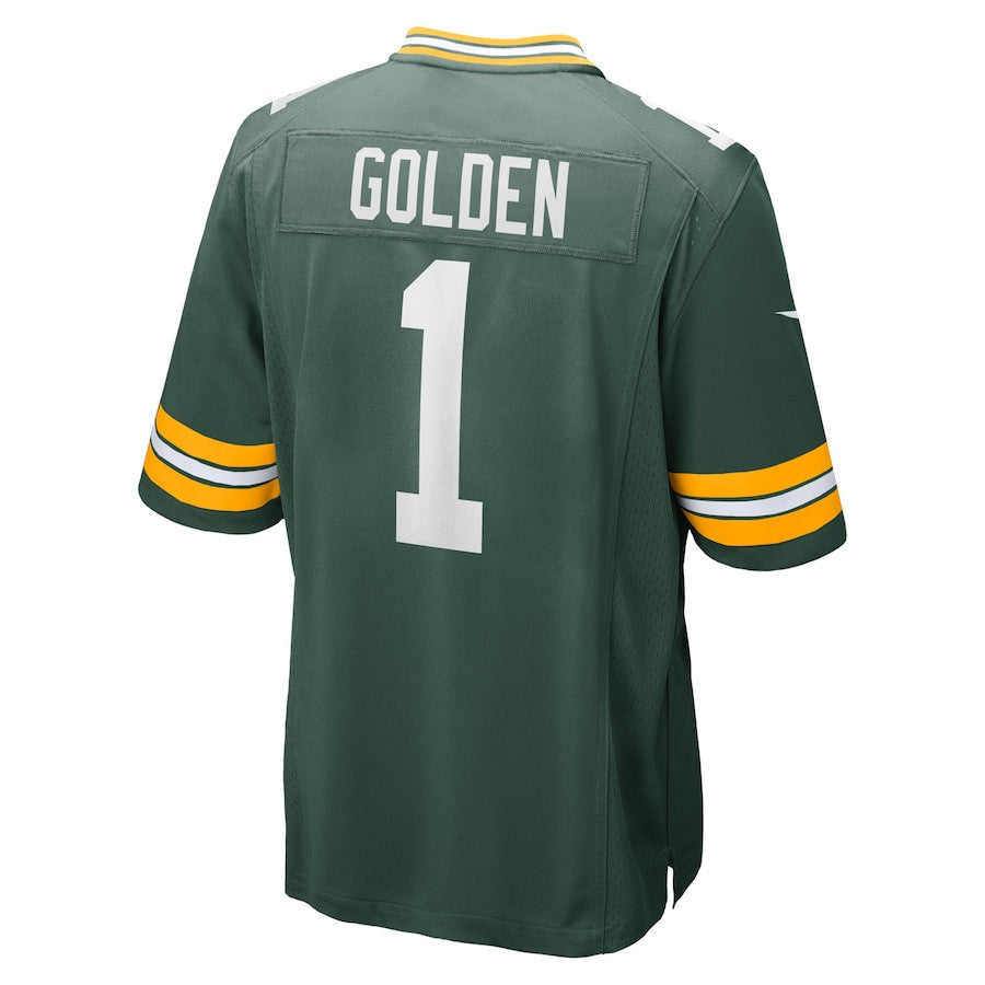 Matthew Golden 1 Green Bay Packers 2025 Draft First Round Pick Game Men Jersey - Green