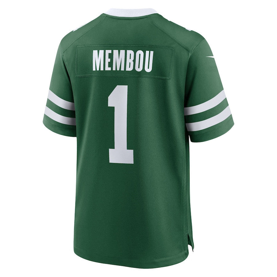 Armand Membou 1 New York Jets 2025 Draft First Round Pick Game Jersey - Legacy Green