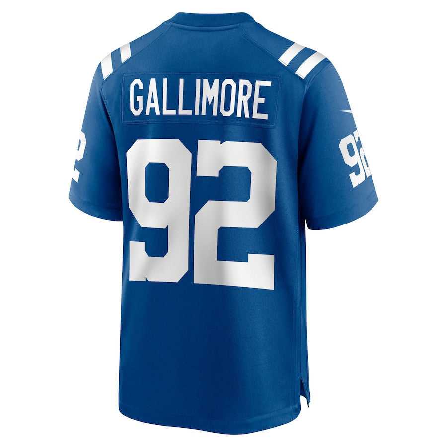 Neville Gallimore 92 Indianapolis Colts Team Game Men Jersey - Royal
