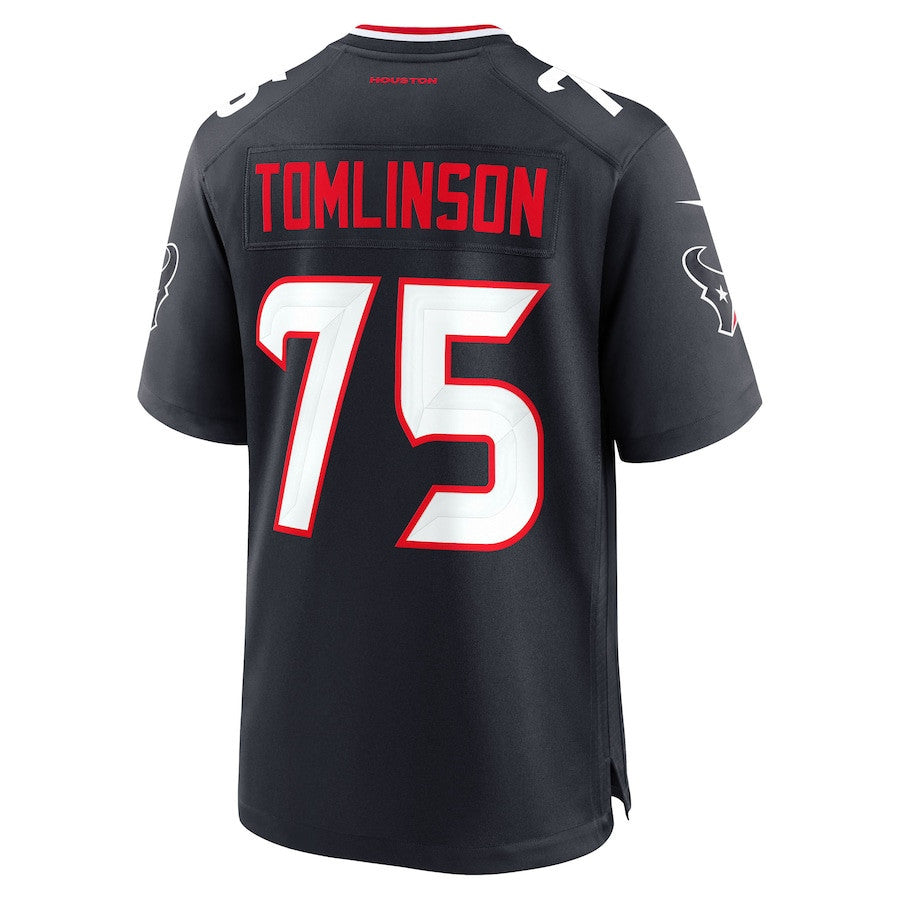 Laken Tomlinson 75 Houston Texans Team Game Men Jersey - Navy