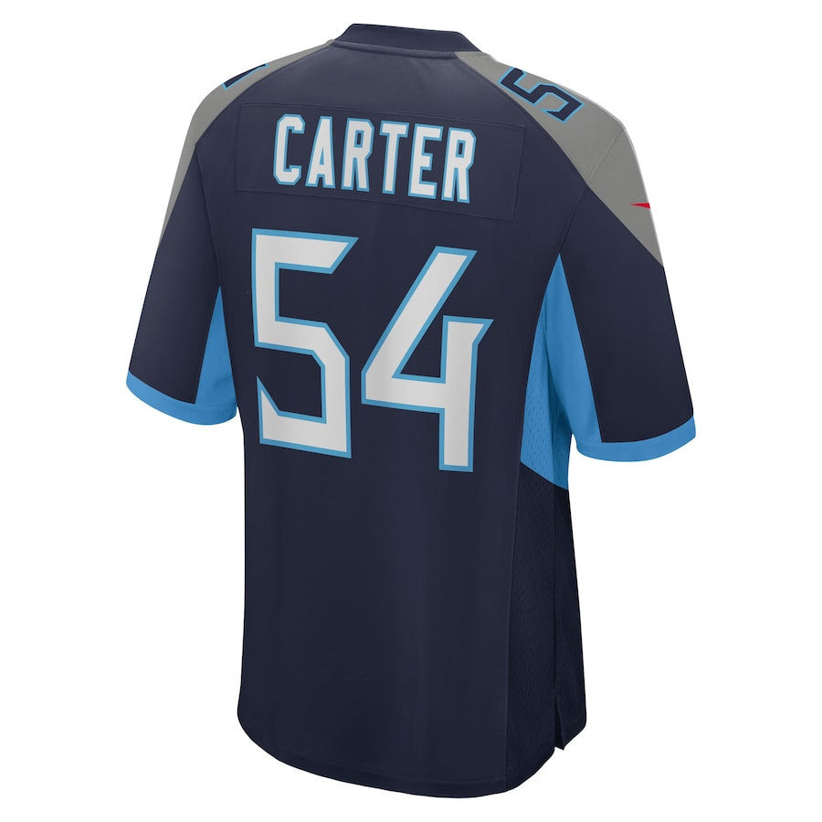 Lorenzo Carter 54 Tennessee Titans Team Game Men Jersey - Navy