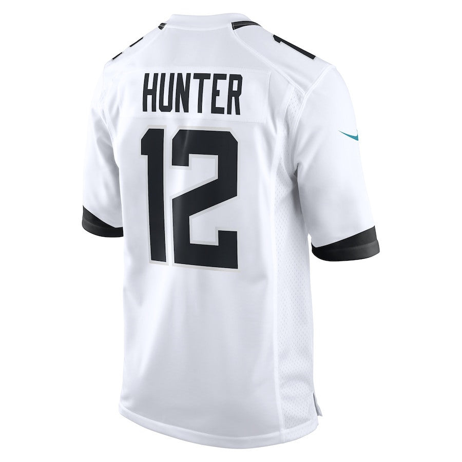 Travis Hunter 12 Jacksonville Jaguars 2025 Draft First Round Pick Game Player Men Jersey - White