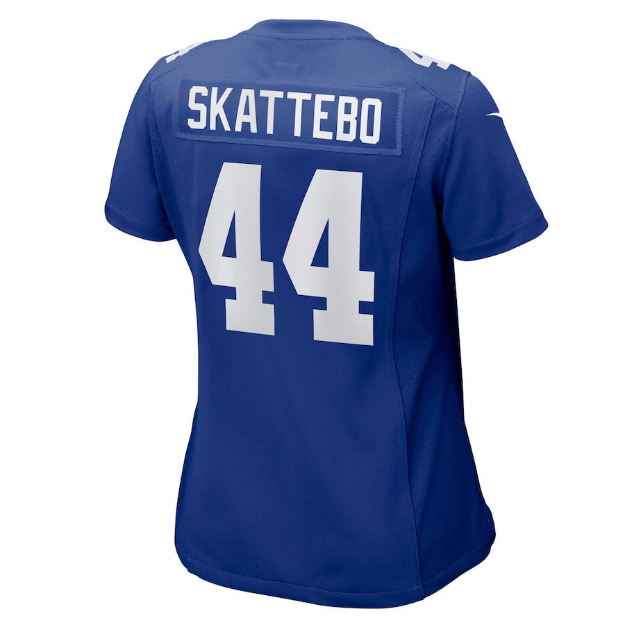 Cam Skattebo 44 New York Giants Women's Team Game Player Jersey - Royal