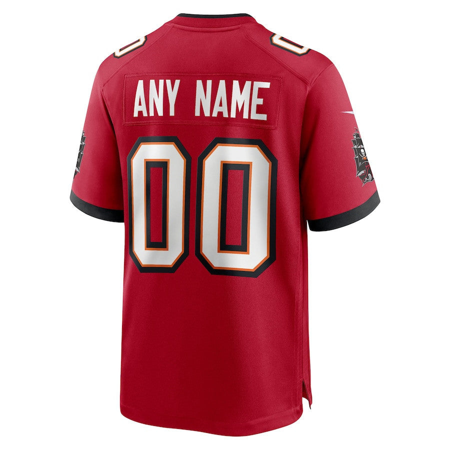 Tampa Bay Buccaneers 50th Anniversary Custom Game Men Jersey - Red