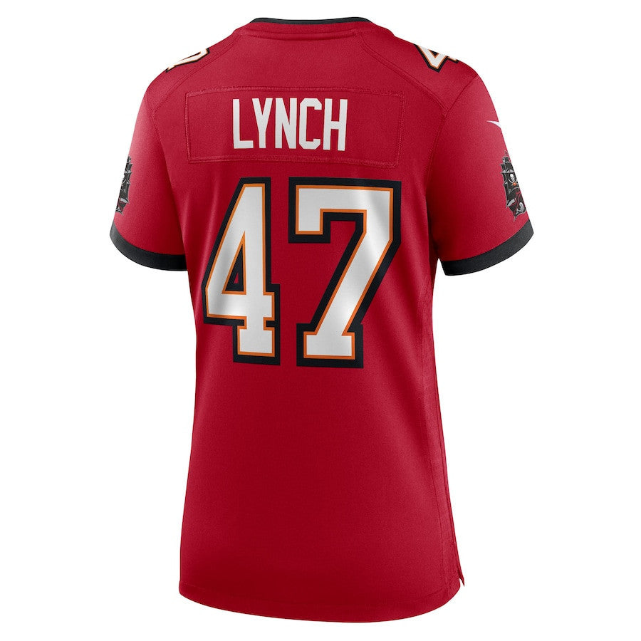 John Lynch 47 Tampa Bay Buccaneers Women's 50th Anniversary Game Jersey - Red