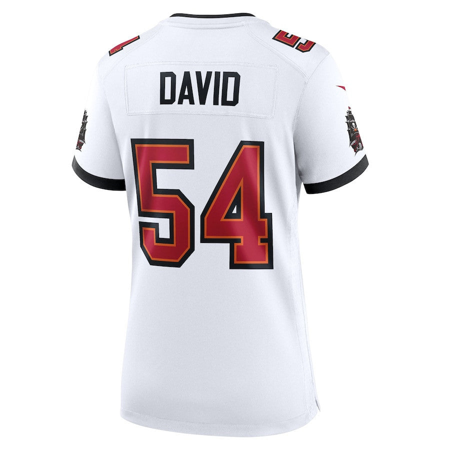 Lavonte David 54 Tampa Bay Buccaneers Women's 50th Anniversary Game Jersey - White