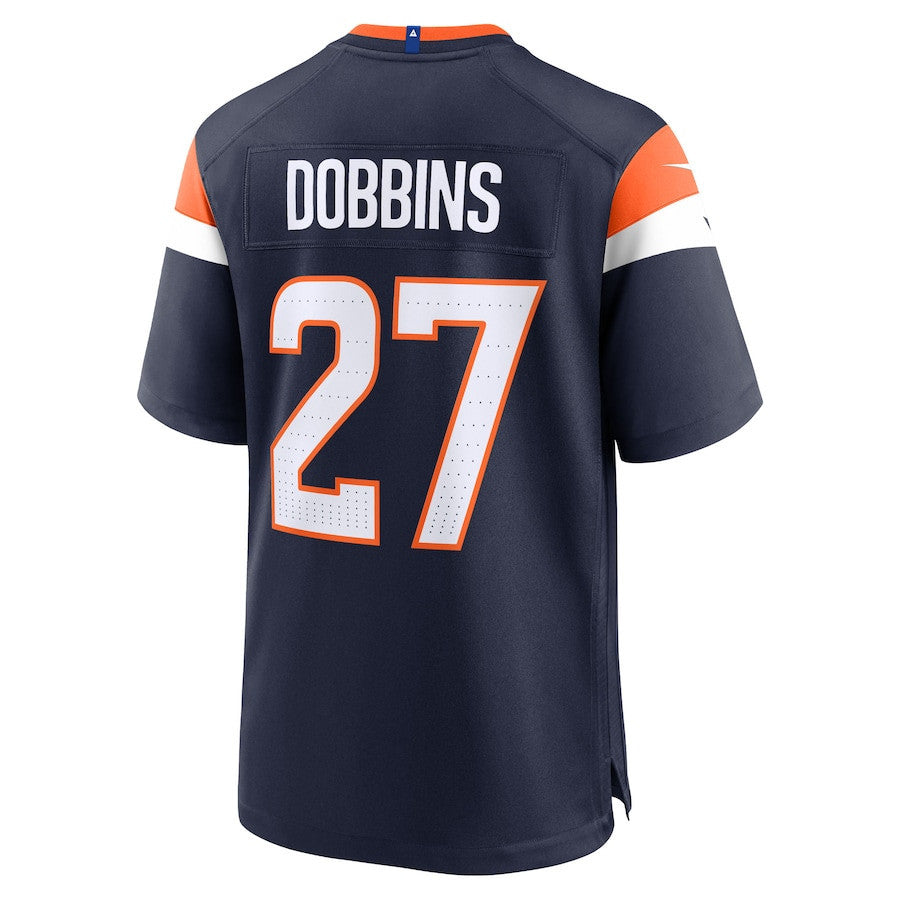 J.K. Dobbins 27 Denver Broncos Alternate Game Men Jersey - Navy