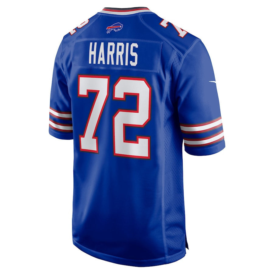 Marcus Harris 72 Buffalo Bills Team Game Men Jersey - Royal