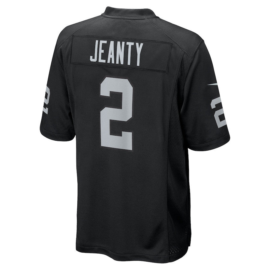 Ashton Jeanty 2 Las Vegas Raiders 2025 Game Men Jersey - Black