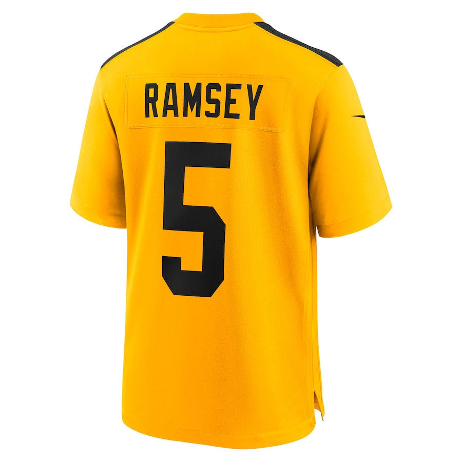 Jalen Ramsey 5 Pittsburgh Steelers Alternate 1933 Throwback Game Men Jersey - Gold