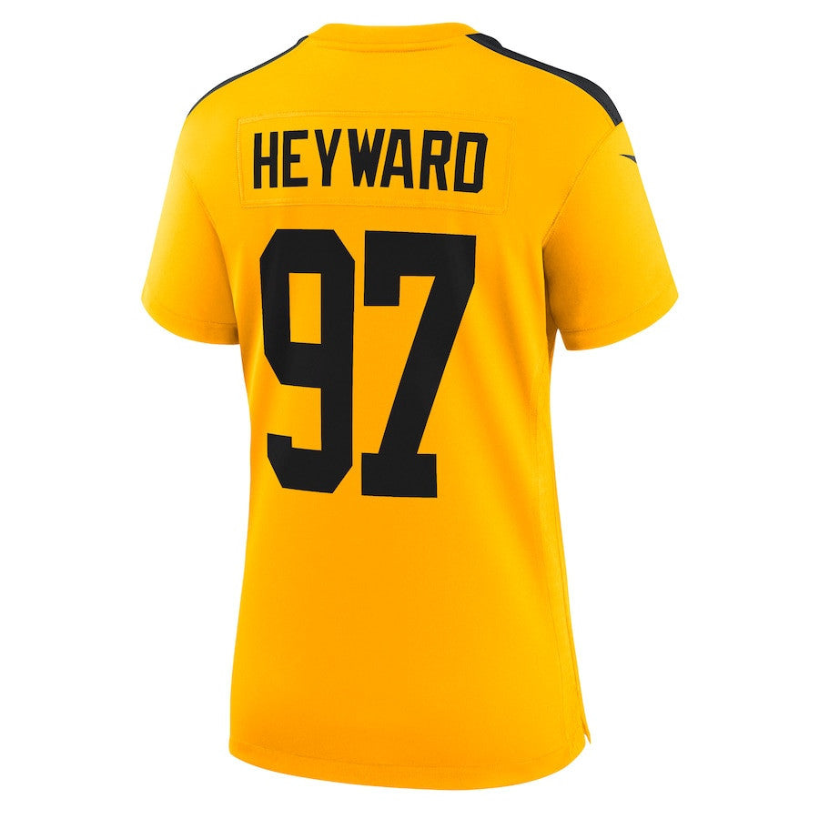 Cameron Heyward 97 Pittsburgh Steelers Women's Alternate 1933 Throwback Game Jersey - Gold