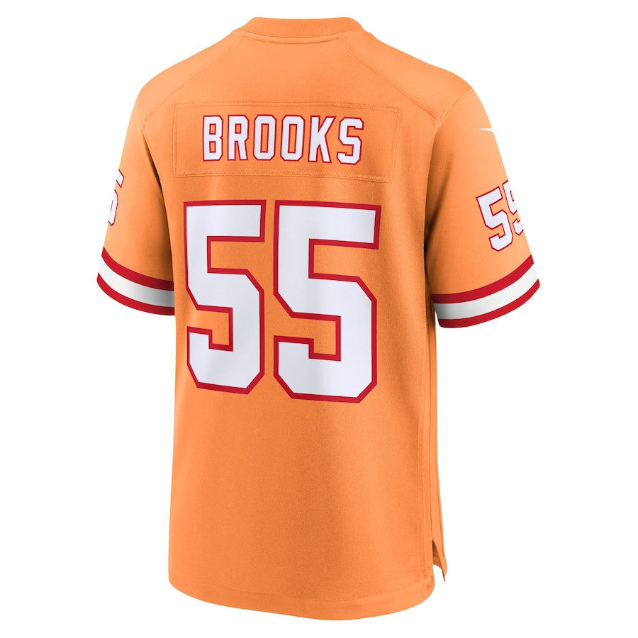 Derrick Brooks 55 Tampa Bay Buccaneers 50th Season Game Men Jersey - Creamsicle