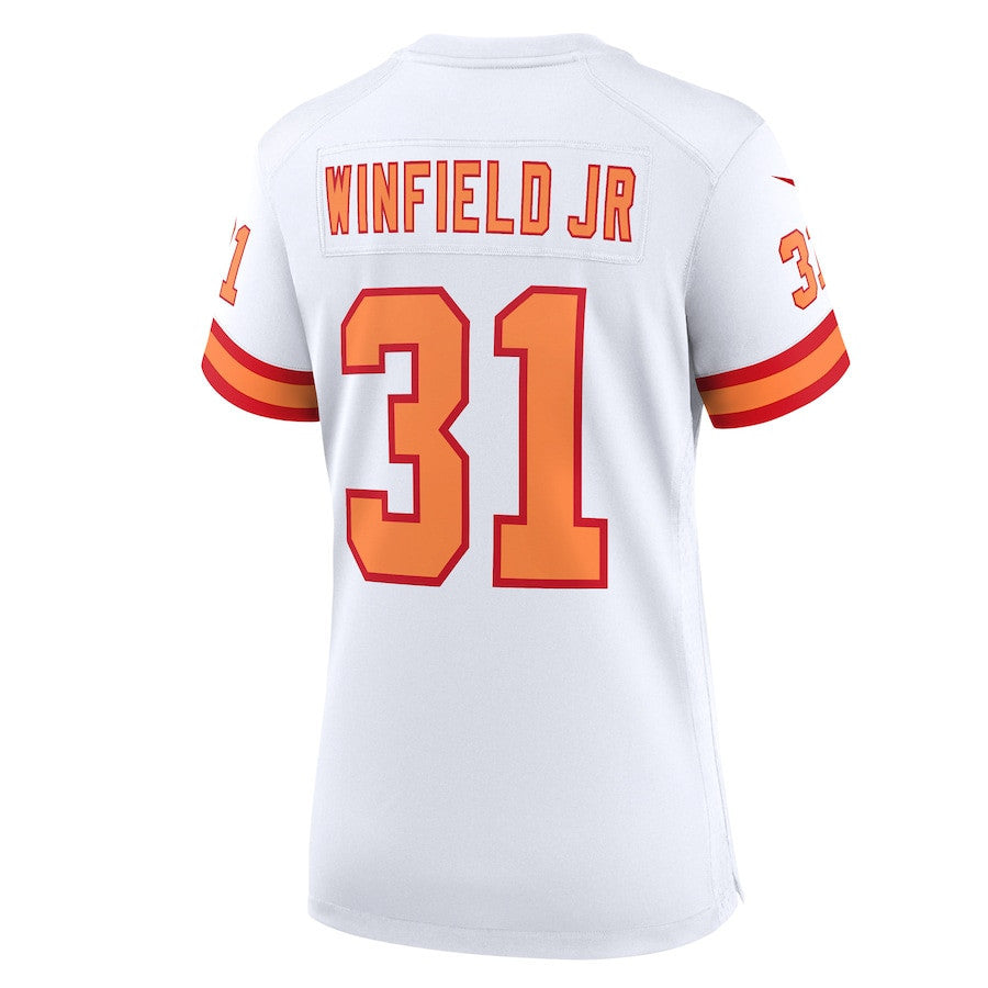 Antoine Winfield Jr. 31 '76 Tampa Bay Buccaneers Women's 50th Season Game Jersey - White