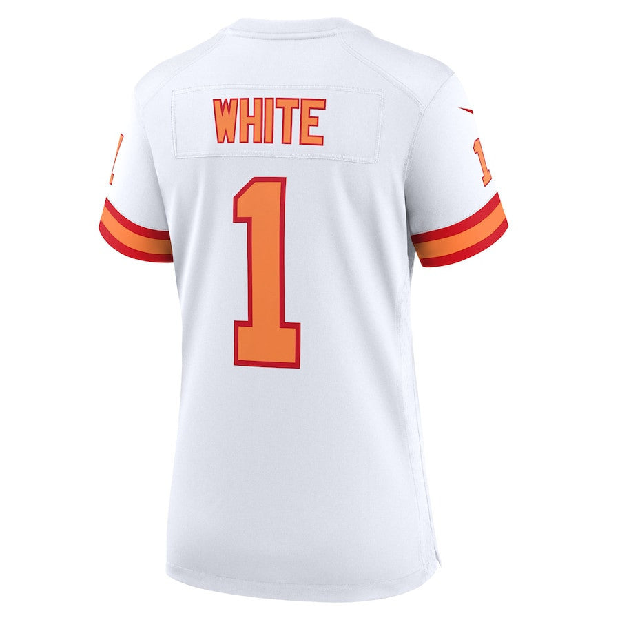 Rachaad White 1 '76 Tampa Bay Buccaneers Women's 50th Season Game Jersey - White