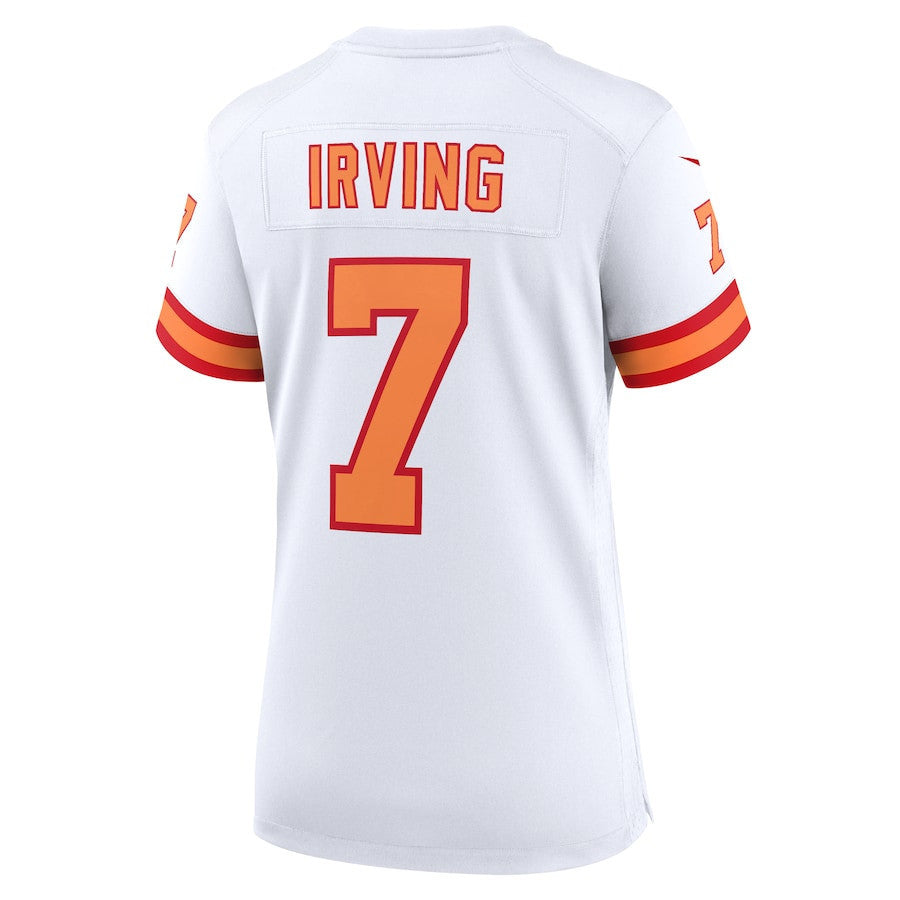Bucky Irving 7 '76 Tampa Bay Buccaneers Women's Game Jersey - White