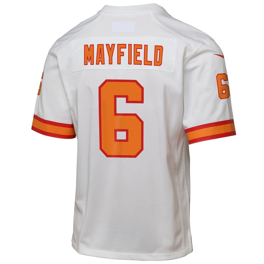 Baker Mayfield 6 '76 Tampa Bay Buccaneers YOUTH Game Jersey - White