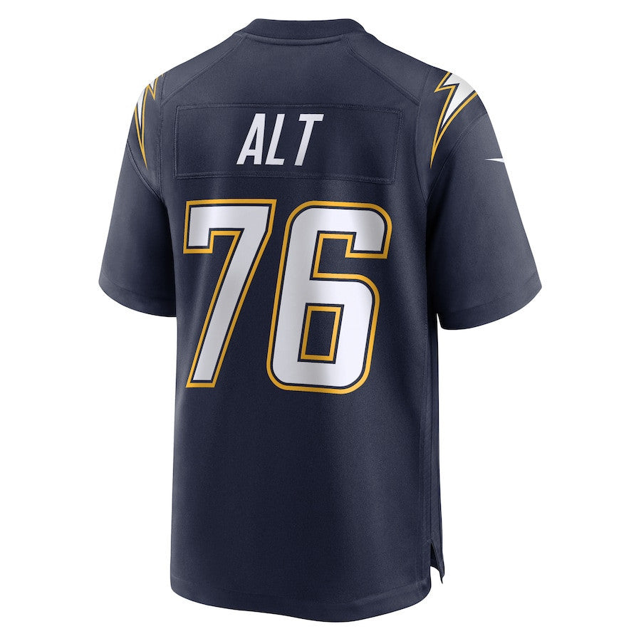 Joe Alt 76 Los Angeles Chargers Alternate Super Chargers Game Men Jersey - Navy