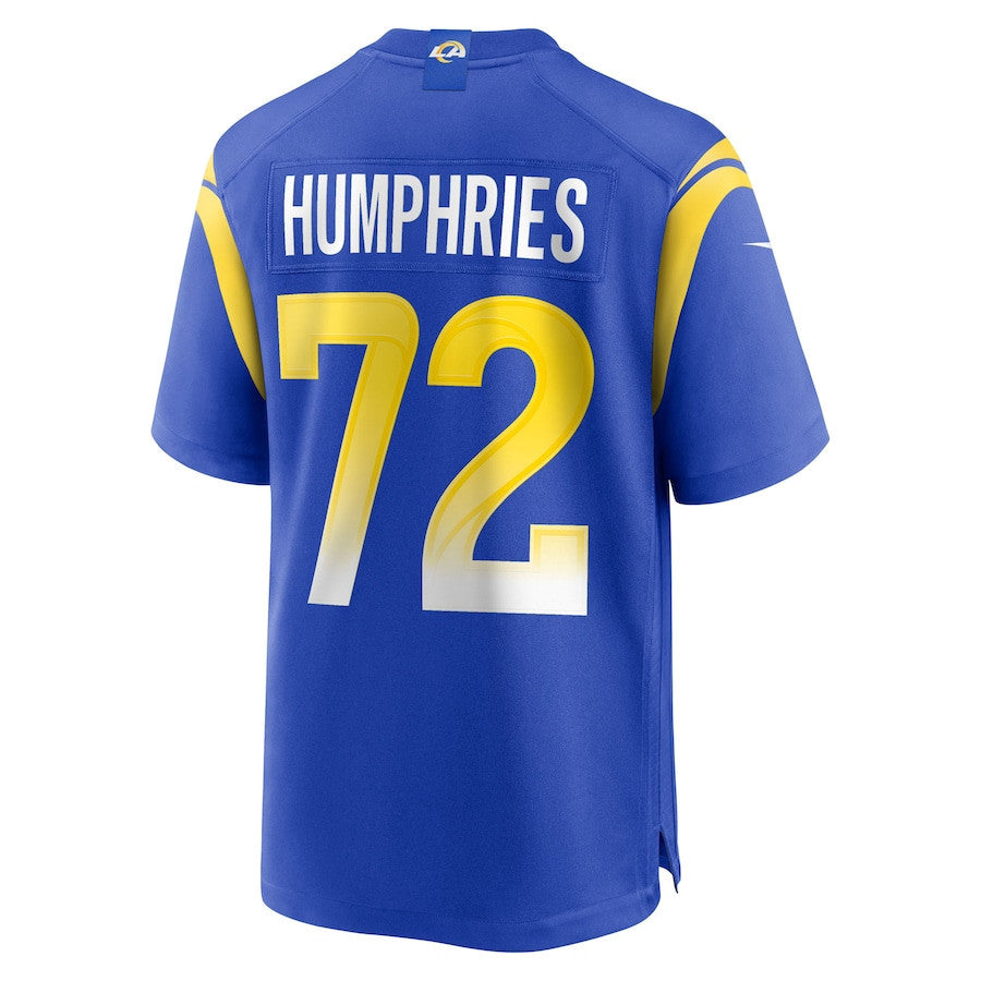 D.J. Humphries 72 Los Angeles Rams Team Game Men Jersey - Royal
