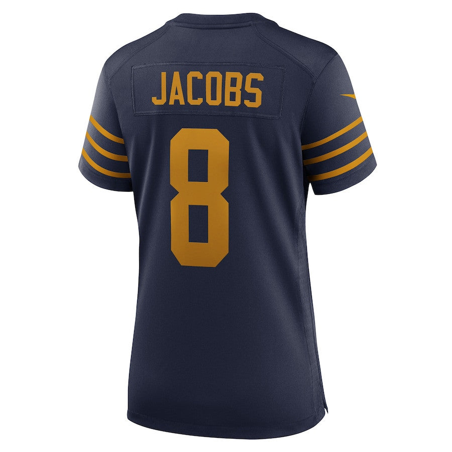 Josh Jacobs 8 Green Bay Packers Women's The 1923 Classic Game Jersey - Navy