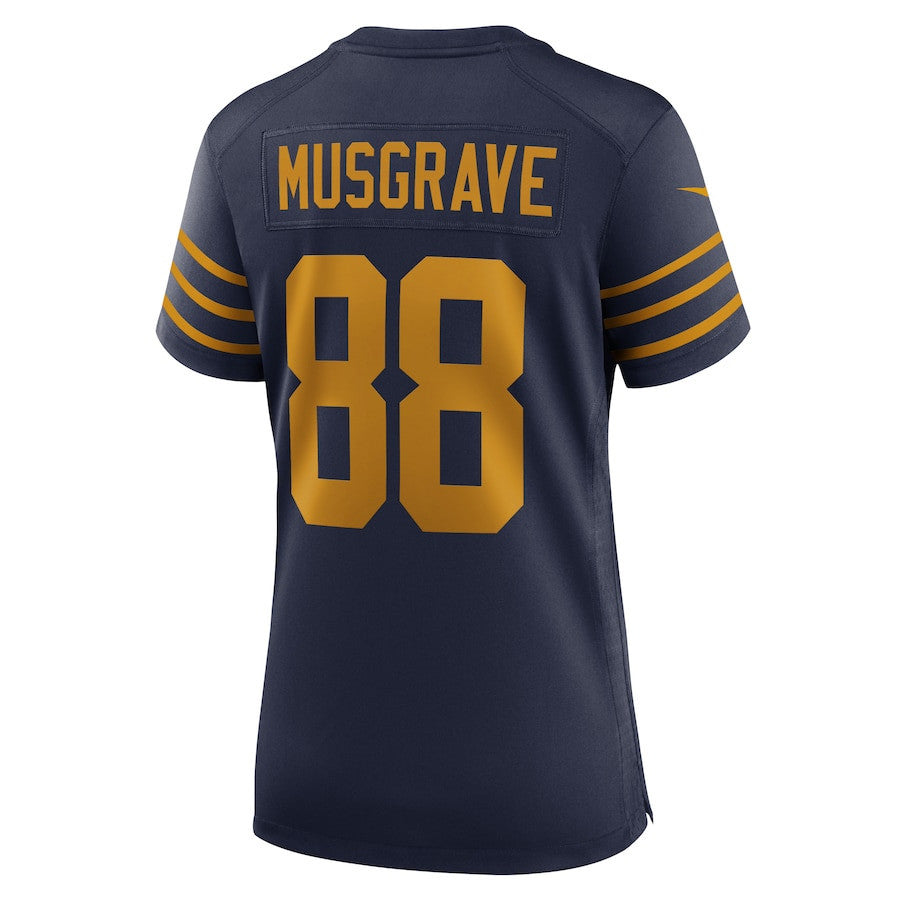 Luke Musgrave 88 Green Bay Packers Women's The 1923 Classic Game Jersey - Navy