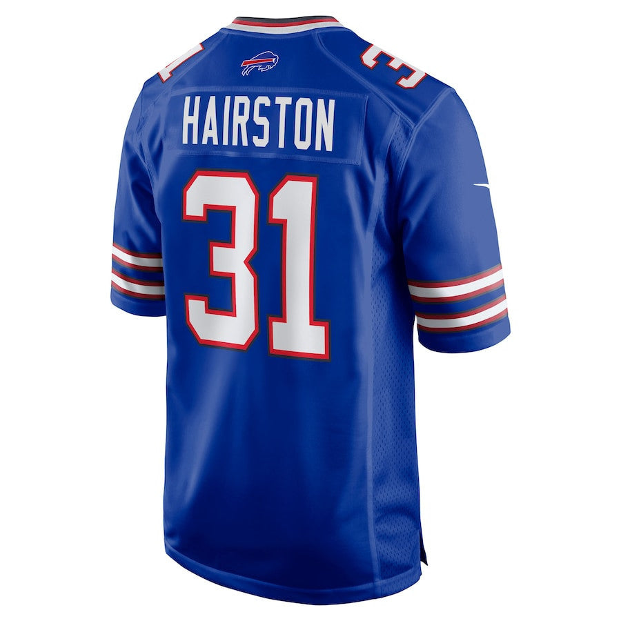 Maxwell Hairston 31 Buffalo Bills Team Game Men Jersey - Royal