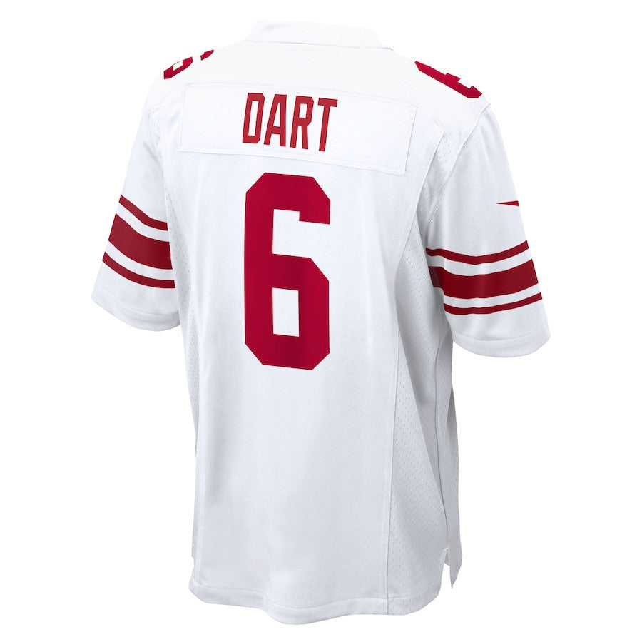 Jaxson Dart 6 New York Giants Game Men Jersey - White