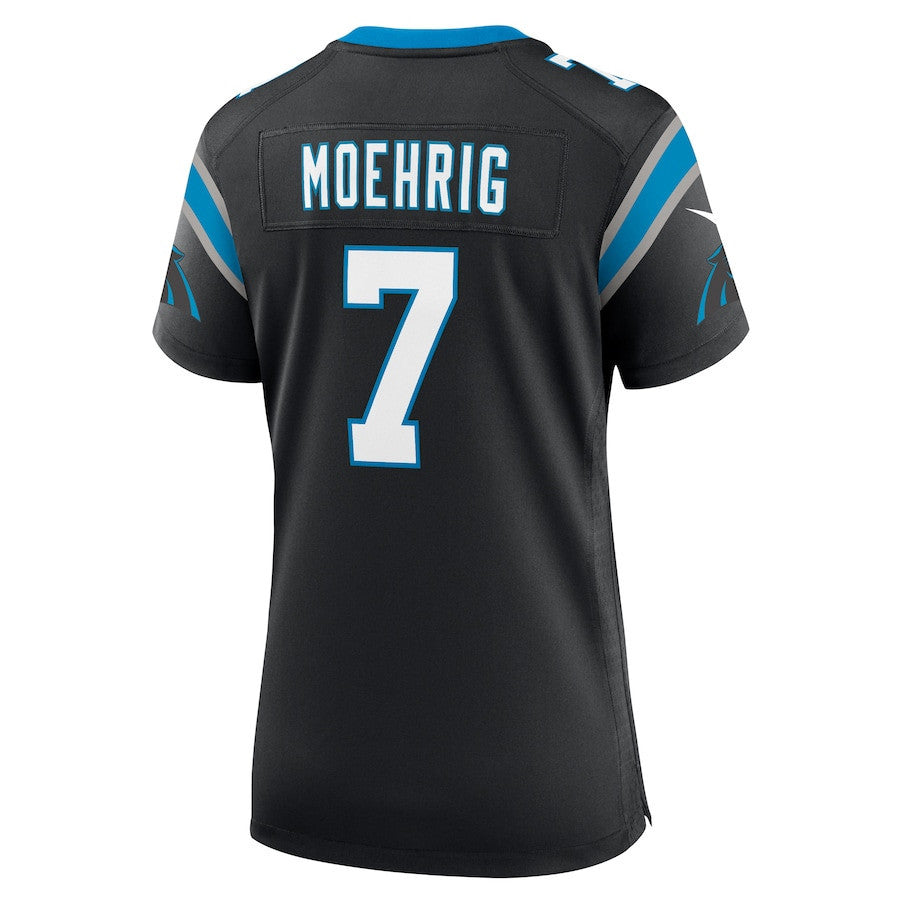 Trevon Moehrig 7 Carolina Panthers Women's Team Game Jersey - Black