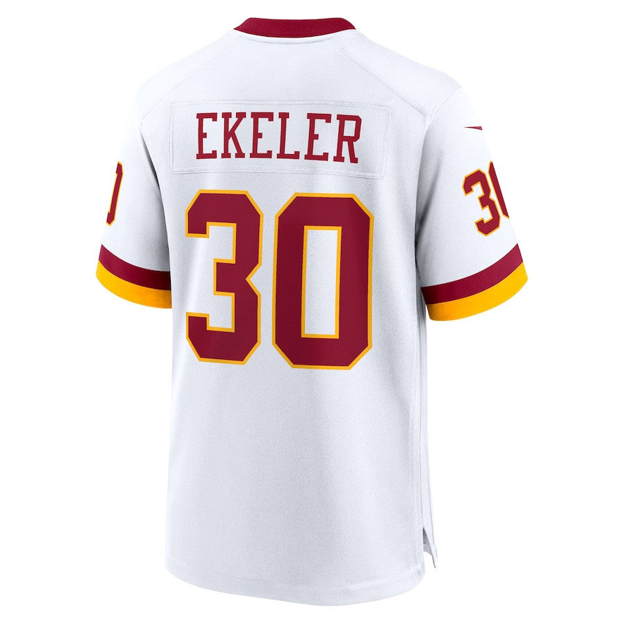 Austin Ekeler 30 Washington Commanders Game Super Bowl Era Men Jersey - White