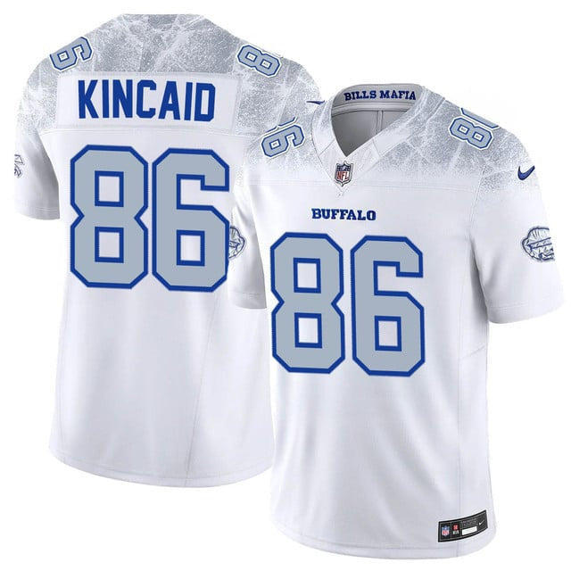 Dalton Kincaid 86 Buffalo Bills Vapor F.U.S.E. Limited Rivalry Series Men Jersey - White