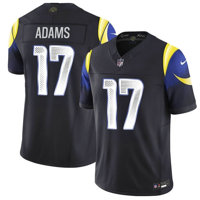 Davante Adams 17 Los Angeles Rams Vapor F.U.S.E. Limited Rivalry Series Men Jersey - Black