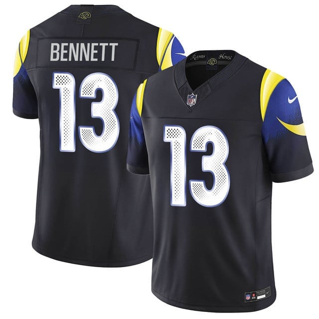 Stetson Bennett 13 Los Angeles Rams Vapor F.U.S.E. Limited Rivalry Series Men Jersey - Black