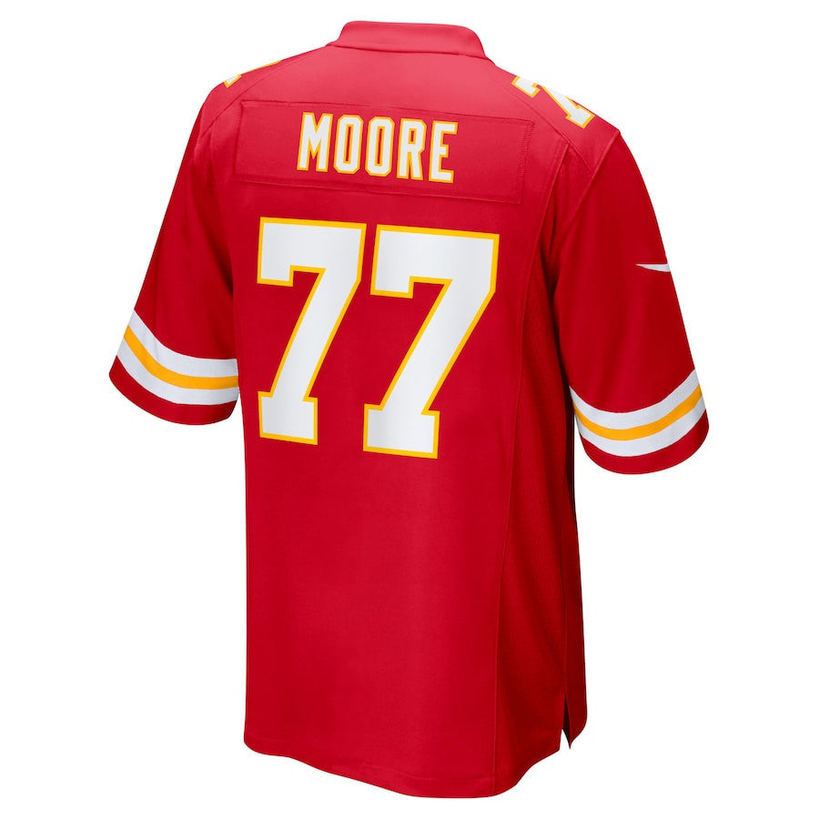 Jaylon Moore 77 Kansas City Chiefs Team Game Men Jersey - Red