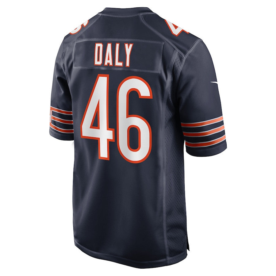 Scott Daly 46 Chicago Bears Team Game Men Jersey - Navy