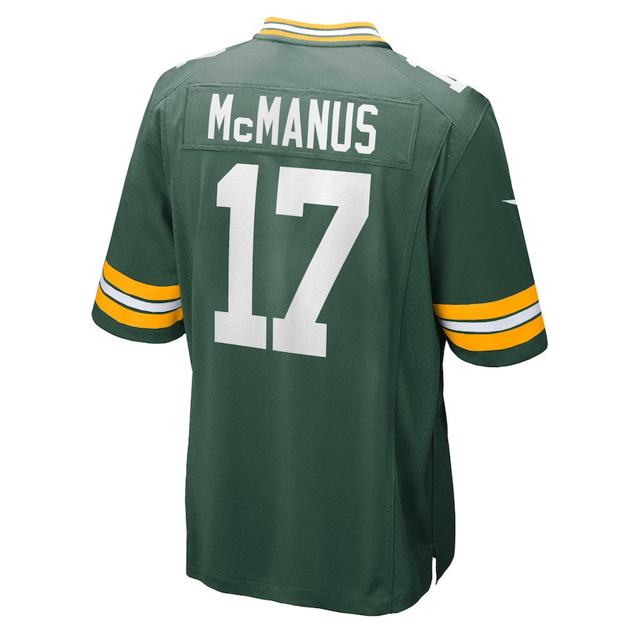 Brandon McManus 17 Green Bay Packers Team Game Men Jersey - Green