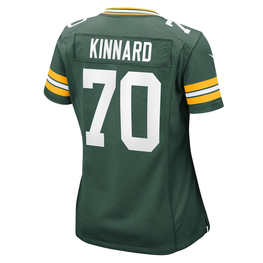 Darian Kinnard 70 Green Bay Packers Women's Team Game Jersey - Green