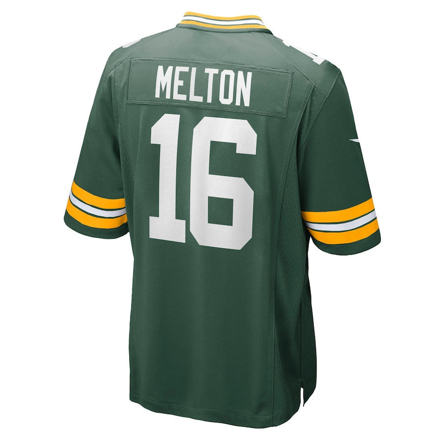 Bo Melton 16 Green Bay Packers Team Game Men Jersey - Green