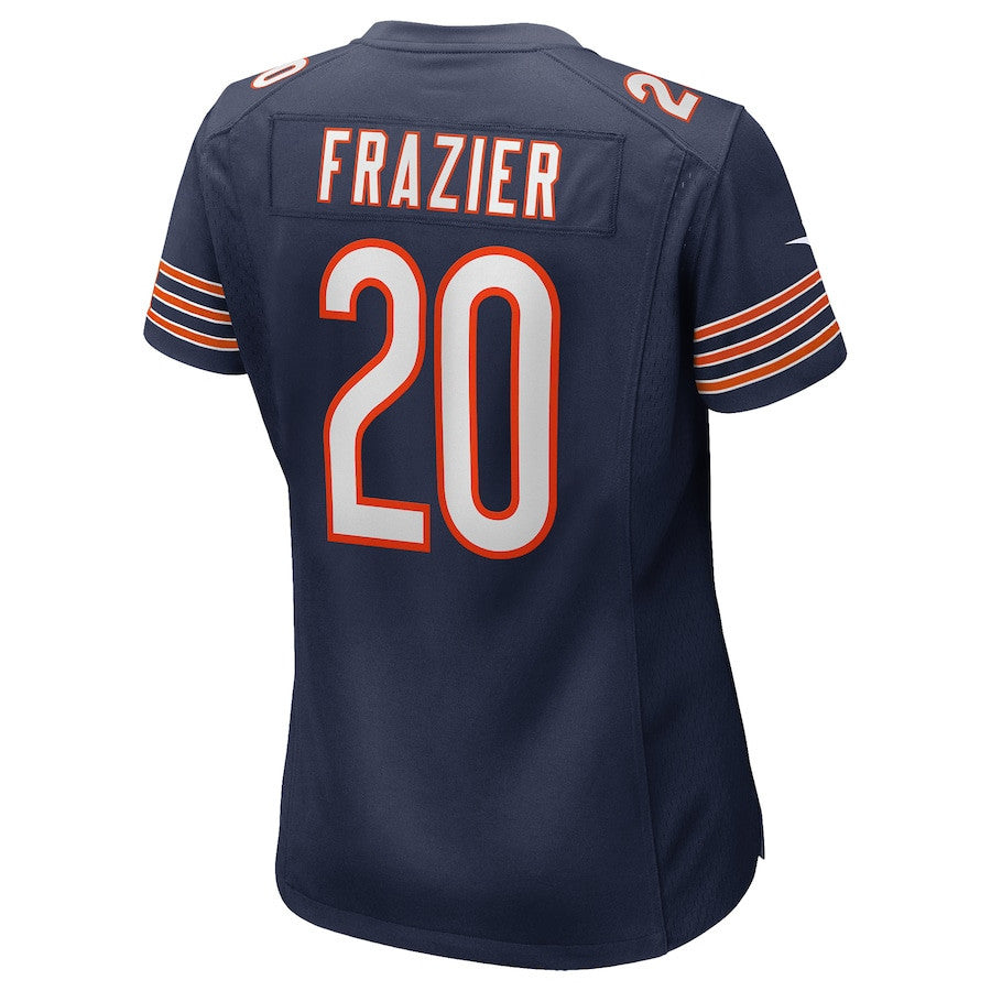 Zah Frazier 20 Chicago Bears Women's Team Game Jersey - Navy