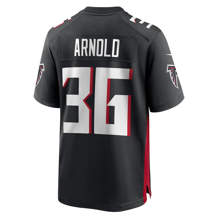 Grayland Arnold 36 Atlanta Falcons Team Game Men Jersey - Black