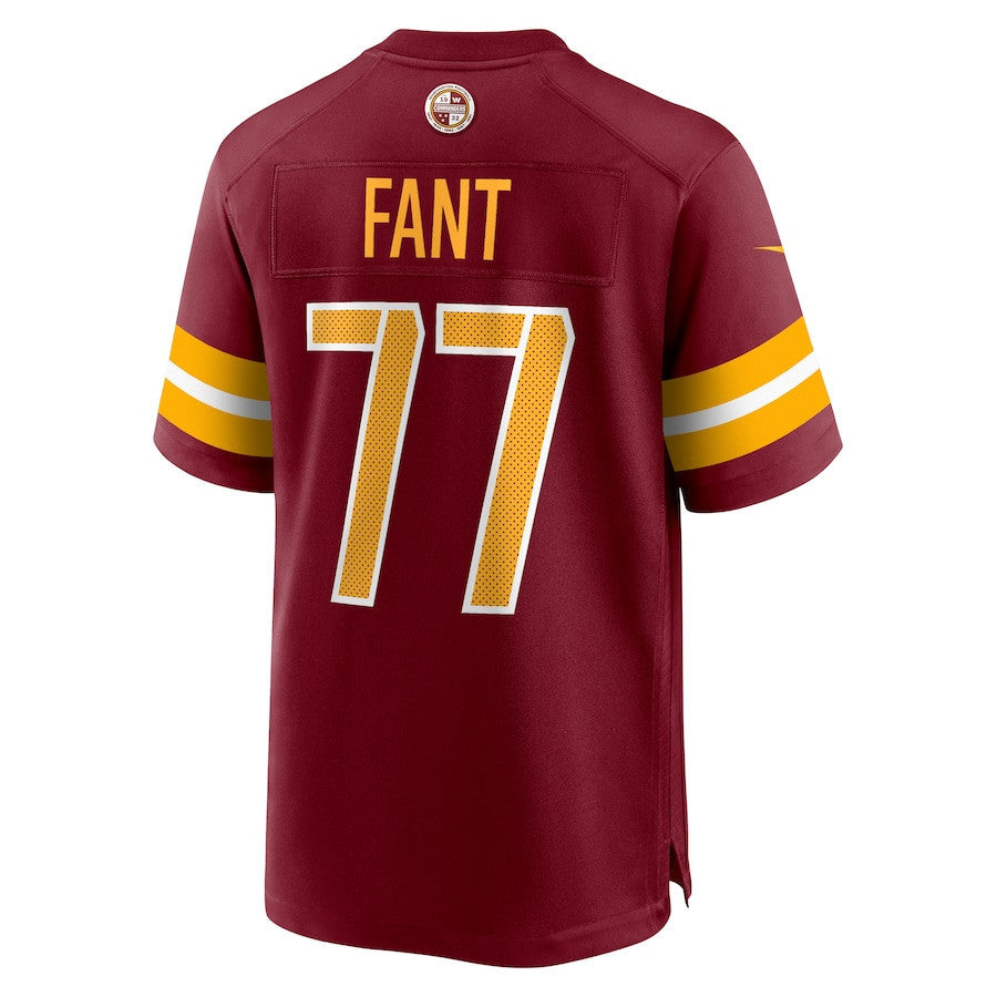 George Fant 77 Washington Commanders Team Game Men Jersey - Burgundy