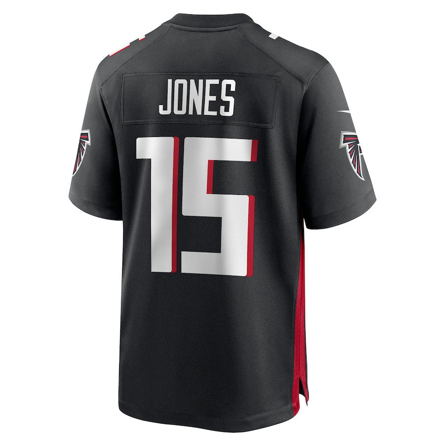 Emory Jones 15 Atlanta Falcons Team Game Men Jersey - Black