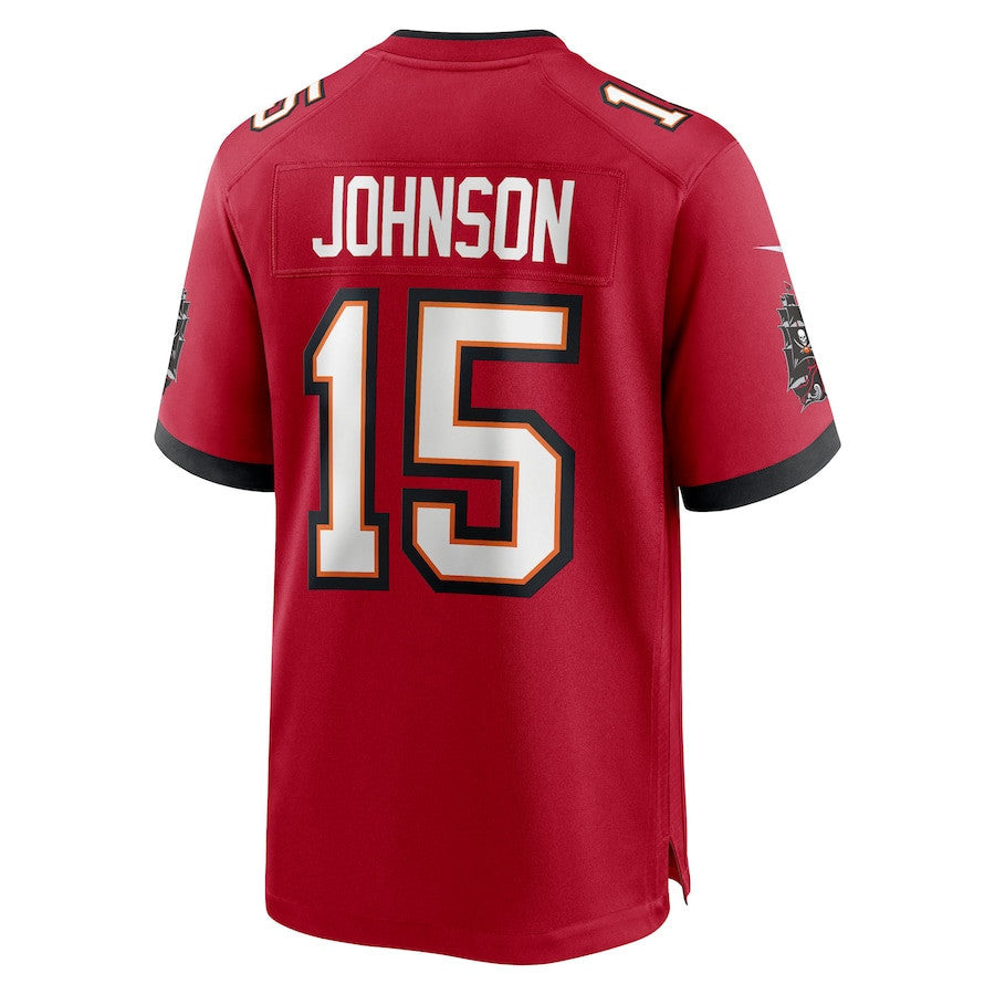 Tez Johnson 15 Tampa Bay Buccaneers Team Game Men Jersey - Red