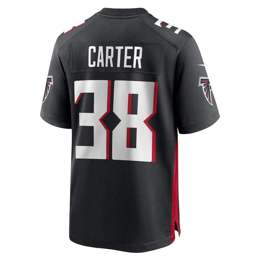 Nathan Carter 38 Atlanta Falcons Team Game Men Jersey - Black