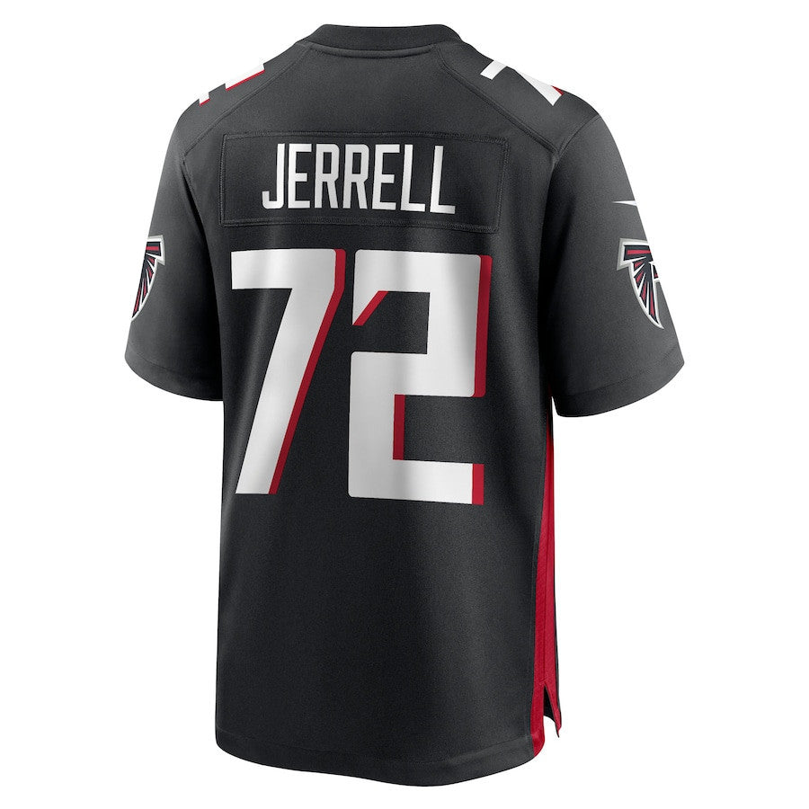 Michael Jerrell 72 Atlanta Falcons Team Game Men Jersey - Black